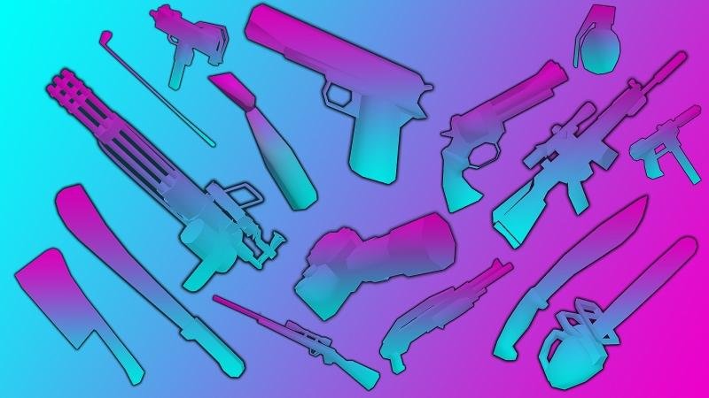 Rendered Weapon Icons 
